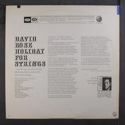 Vista 2 de Holiday for Strings (Vinyl)