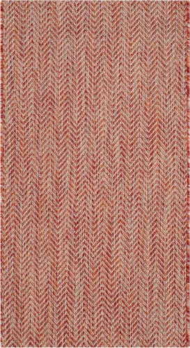 Vista 73 de Safavieh Colección Courtyard CY8022 Alfombra, 2 pies x 3 pulgadas x 5 pies, aguamarina y gris, impermeable, fácil de limpiar, sin pelusa