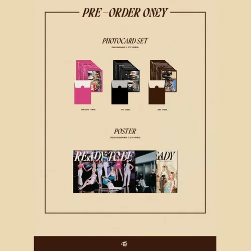 Vista 6 de TWICE - READY TO BE (TO Cover incl. Album + PreOrder Benefit)
