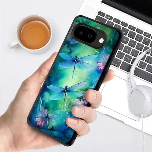 Vista 164 de Compatible con Google Pixel 4A 5G Mobile Case Creative Acrylic Panel trasero Silicona Protección Grip especialmente diseñado para Google Pixel 4A 5G