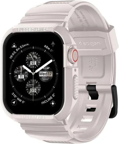 Vista 12 de Spigen for Apple Watch 45/44mm 41/40mm Band Case Negro