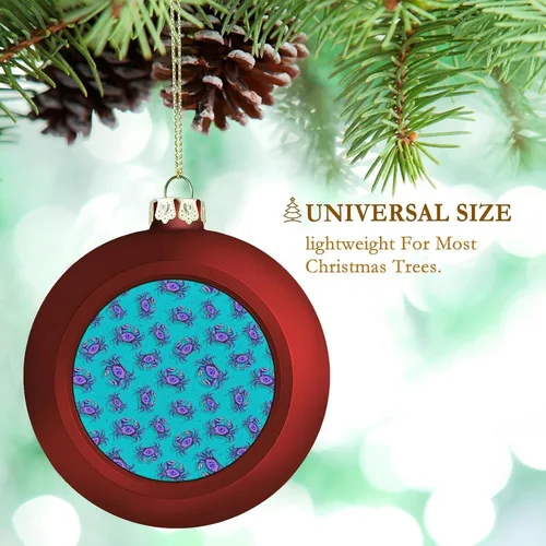 Vista 201 de Boobs Funny Shatterproof Matte Christmas Balls for Tree Wreath Home Decor 1PCS