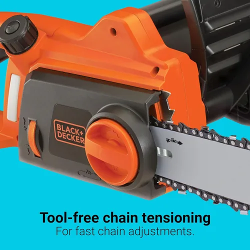 Vista 4 de BLACK+DECKER CS1216 motosierra con cable de 12 A y 16 pulgadas
