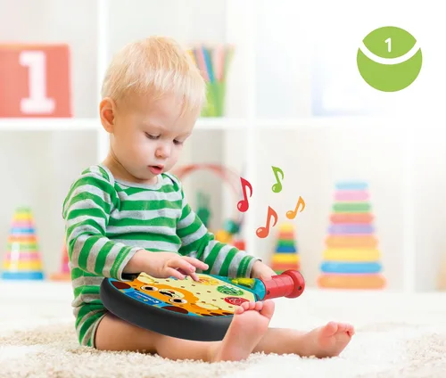 Vista 9 de Baby Padel Educational Racket with Light Sounds and Detection from 12 Months