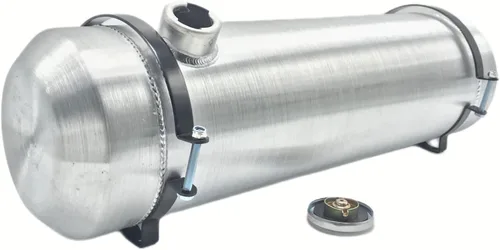 Vista 12 de JSD tanque de gas de 4 galones con llenado final de 8" x 20" de aluminio laminado con salida de llenado final de 1/4 NPT
