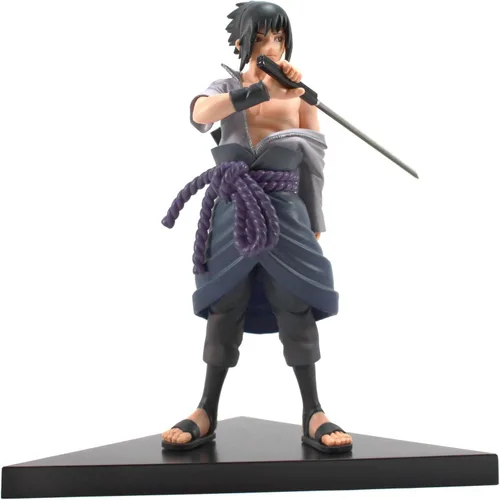 Vista 2 de Banpresto Naruto Shippuden: Sasuke Shinobi Relations 2 Uchiha DX Figura, 6.5 pulgadas
