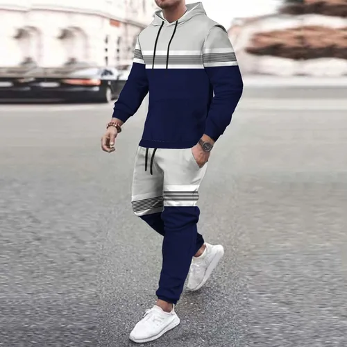 Vista 4 de gIMLy Conjunto Deportivo para hombre, conjunto de 2 piezas para hombre, conjunto de trajes de playa para hombre, conjunto deportivo para hombre