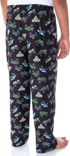 Vista 3 de Monster Jam - Pantalones de pijama para niños con diseño de Monster Truck