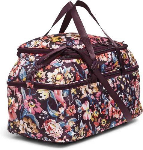 Vista 3 de Vera Bradley Bolsa de viaje convertible Lighten Up para mujer, diseño de margaritas, talla única
