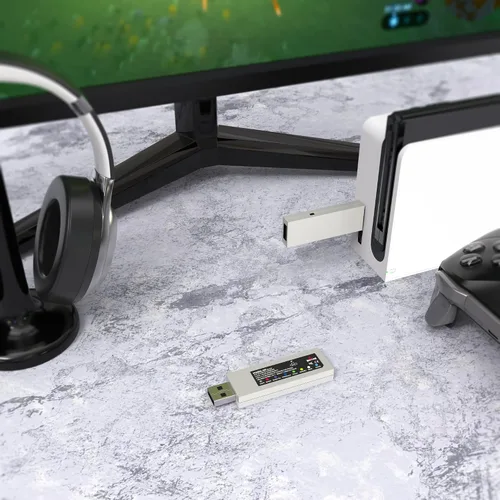 Vista 6 de MAYFLASH Magic NS Wireless Bluetooth Controller Adaptador USB para Switch/Switch 2, Steam Deck, macOS, Windows, Raspberry Pi y más