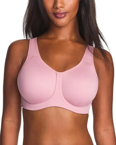 Vista 8 de Wacoal Sujetador deportivo Simone Sport sin forro de cobertura completa con aros para mujer, 855170 Arena