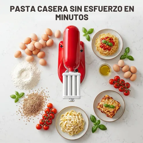 Vista 5 de Accesorio de pasta para batidoras de pie KitchenAid, juego de máquina