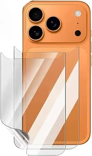 Vista 8 de Epivol Película protectora de pantalla trasera para iPhone 15 Pro Max Película de hidrogel no vidrio