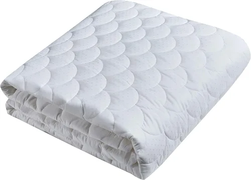 Vista 6 de Blue Ridge Home Fashions Protector de colchón impermeable tamaño California King, 350 hilos, transpirable, 100% algodón, acolchado superior que se