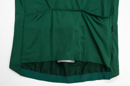 Vista 5 de Camiseta de ciclismo de manga larga para hombre, con bolsillo con cremallera, ligera, Aero Race Fit Pro Road Bike, UPF 50+