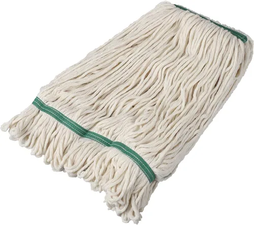 Vista 6 de OFO - Cabezal de trapeador de hilo de algodón con extremo de bucle, repuestos de trapeador de cuerda resistente Repuesto de cabezal de fregona