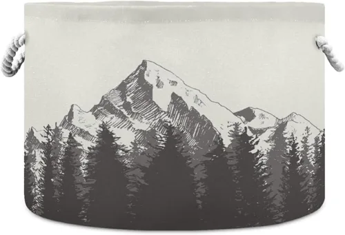 Vista 11 de Cesta de cuerda de algodón Western Desert Cowboy - Cesta de lavandería para bebé, sala de estar, lavandería, guardería, decoración del hogar, 20 x