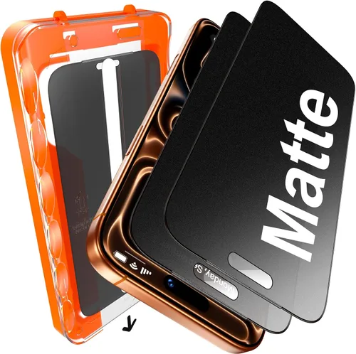 Vista 25 de UniqueMe Protector de pantalla de privacidad de 360° para iPhone 17 Pro 360°-negro