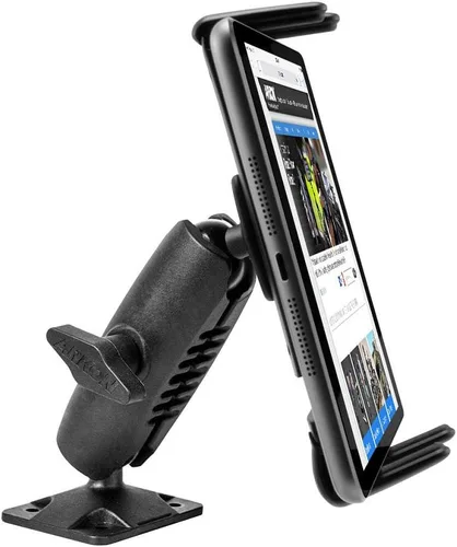 Vista 2 de ARKON Soportes – Soporte para teléfono de coche Agarre seguro Resistente Soporte de teléfono de coche con base de taladro Soporte