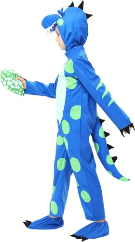 Vista 3 de Dinosaur Costume for Kids, Halloween Costumes for Toddlers Boys Girls, T-Rex Costume for Halloween Trick or Treating
