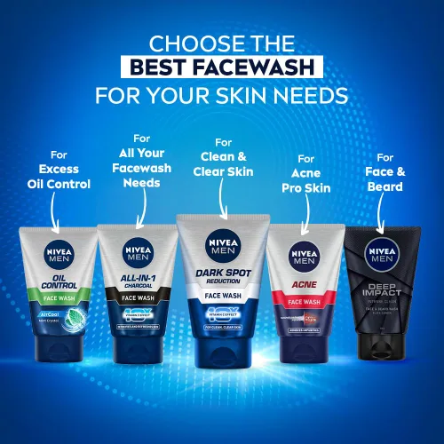 Vista 10 de Nivea Lavado facial para hombre con reducción de manchas oscuras (10 veces blanqueador), 3.4 fl oz