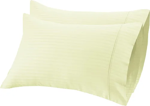 Vista 13 de Juego de 2 fundas de almohada 100 % percal de algodón, suaves y transpirables, tela ligera, tejido suave y aireado, para ella o él