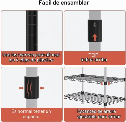Vista 7 de VyGrow Perchero de Ropa, Perchero de Ropa para Colgar Ropa, Sistema Organizador de Closet Ajustable de 3 Niveles con Cajón Barra para Colgar 13.18