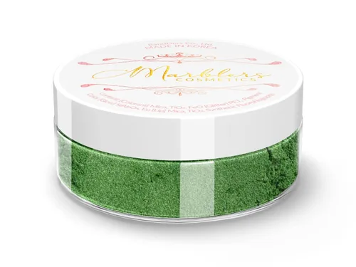 Vista 193 de MARBLERS Polvo de mica natural grueso [perla azul acero] 0.11 onzas (0.11 oz) altamente pigmentado no tóxico, vegano, libre de crueldad animal