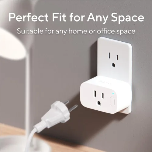Vista 6 de Enchufe inteligente, toma de corriente inteligente para el hogar, enchufe inteligente ultra eficiente de 15 A compatible con Matter, Alexa, Google