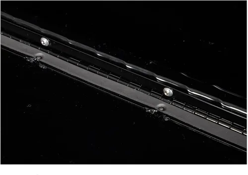 Vista 8 de Buyers Products 1721551 - Caja de camión de aluminio negro con tracción en diamante y tapa superior con puerta abatible, 72 x 13 x 16 pulgadas