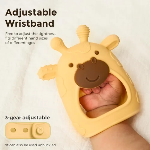 Vista 8 de Momcozy Almohada de lactancia exclusiva de espuma viscoelástica y juguetes mordedores para bebés