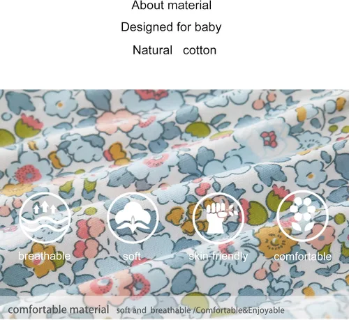 Vista 7 de pureborn Mameluco de algodón súper suave para niñas de 0 a 24 meses