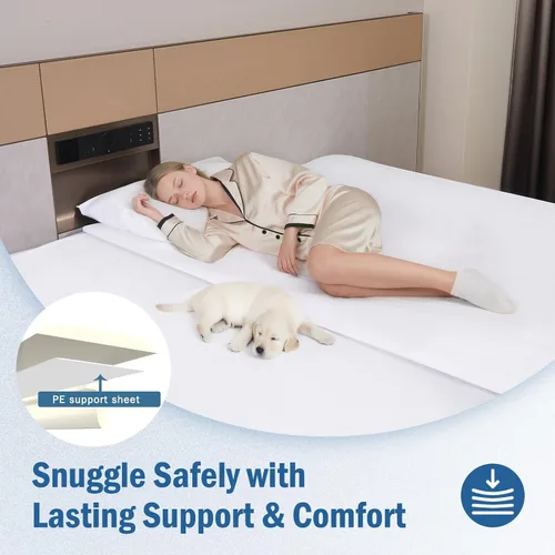 Vista 4 de Vekkia Relleno de huecos para cama Split King para cama ajustable, kit convertidor de cama individual a King, puente de cama individual a King