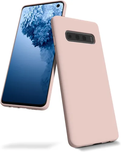 Vista 9 de GOOSPERY Funda de silicona líquida para Samsung Galaxy S10 Plus (2019) 6.4 pulgadas Jelly Rubber Bumper Case con forro de microfibra suave - Negro