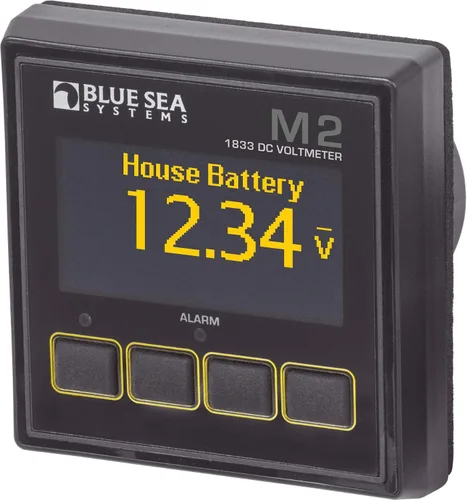 Vista 4 de Medidores digitales OLED M2 de Blue Sea Systems