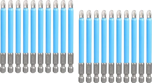 Vista 7 de Bonsicoky Juego de brocas magnéticas antideslizantes de 1.969 in, puntas de destornillador Phillips para herramienta eléctrica de destornillador