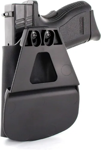 Vista 21 de R&R Holsters (Negro) Funda para cinturón exterior Funda de pala OWB se ajusta