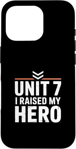 Vista 20 de Unit 7 I Raised My Hero Military Parent Pride Case for iPhone 17