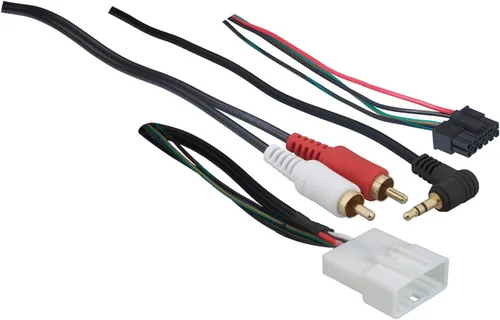 Vista 3 de Metra 95-8212 Kit de instalación doble DIN para vehículos Toyota Solara 2004-2008 (plateado) y mazo de cables de control del volante Metra 70-8114