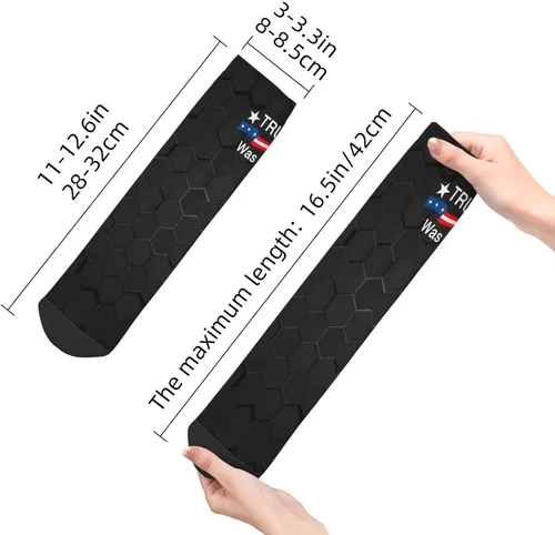 Vista 4 de GDJF Trump Was Right Ankle Socks Winter Low Cut Sports Warm Comfort Breathable Casual Socks For Mens And Womens (8)