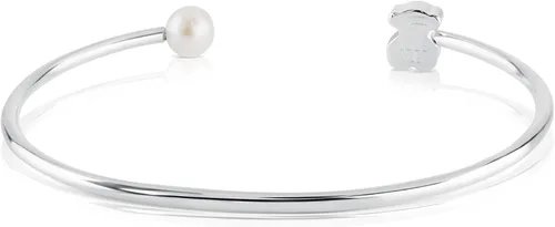 Vista 2 de Pulsera TOUS Sweet Dolls de plata 925 con perla cultivada de agua dulce china blanca de 0.236 0.256 in