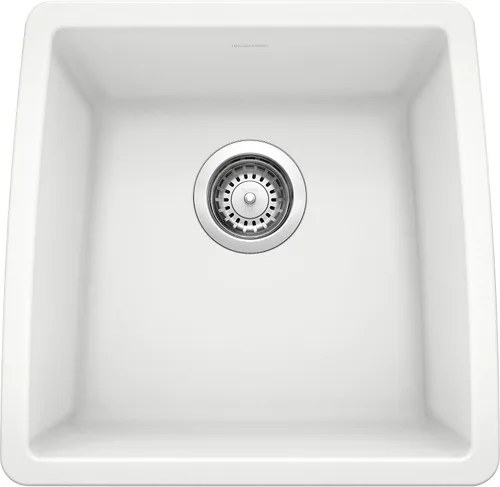 Vista 8 de Fregadero Blanco Performa Silgranit II Cascada., 440079
