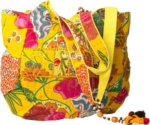 Vista 3 de Bolso de hombro grande colorido rojo para mujer, bolso de hombro para mercado, escuela, portátil, diario, casual, cómodo, bohemio