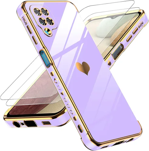 Vista 9 de LeYi para Samsung Galaxy A12 Funda: con Protector de Pantalla de Vidrio Templado [2 Piezas]+ Protección Completa para Lentes de Cámara, Detalle