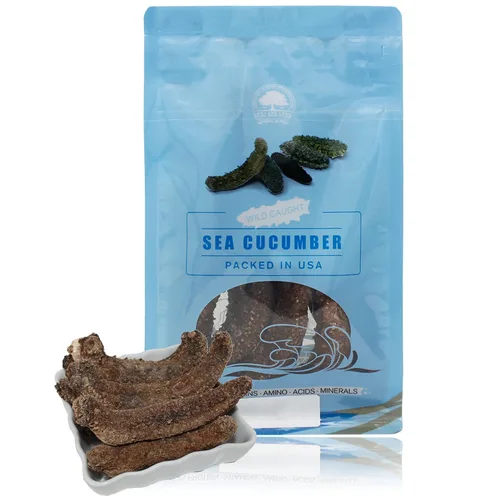 Vista 14 de DOL Wild Alaska Red Sea Pepino 9-12pcs 7-9 años 9-12 (pepino de mar seco)- en caja grande 8oz/caja Caja Grande-8 onzas