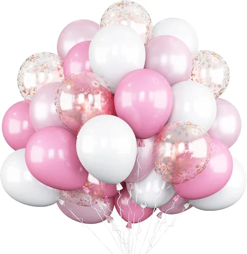 Vista 17 de Set de globos de albaricoque, 60 unidades de globos de albaricoque dorado y blanco, globos de látex de albaricoque desnudo de 12 pulgadas, globos