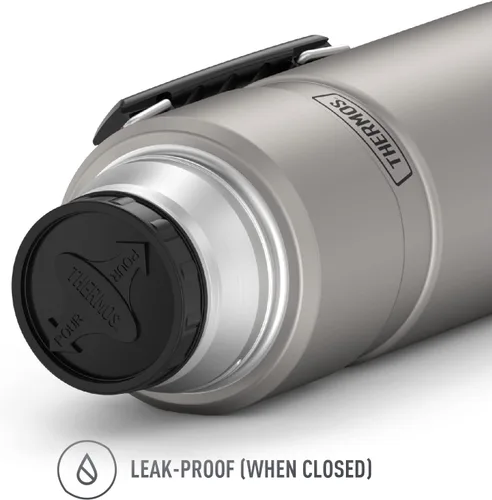 Vista 3 de THERMOS Stainless King - Botella de bebida aislada al vacío, 68 onzas, acero mate (paquete de 4)