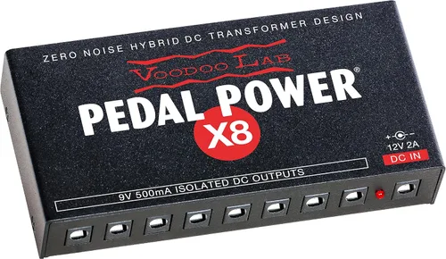 Vista 3 de Fuente de alimentación de pedal Voodoo Lab X8 de alta corriente (PPX8)