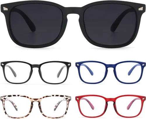 Vista 8 de BLS BLUES Reading Glasses for Women for Home, Office & Driving - HD Clear Readers with Blue Light Blocking Protection