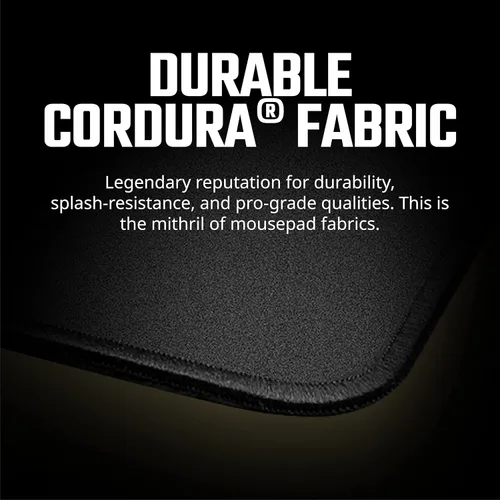 Vista 2 de Cooler Master MP511 XL - Alfombrilla de mouse para juegos con resistente a salpicaduras, tela Cordura duradera, base de goma antideslizante